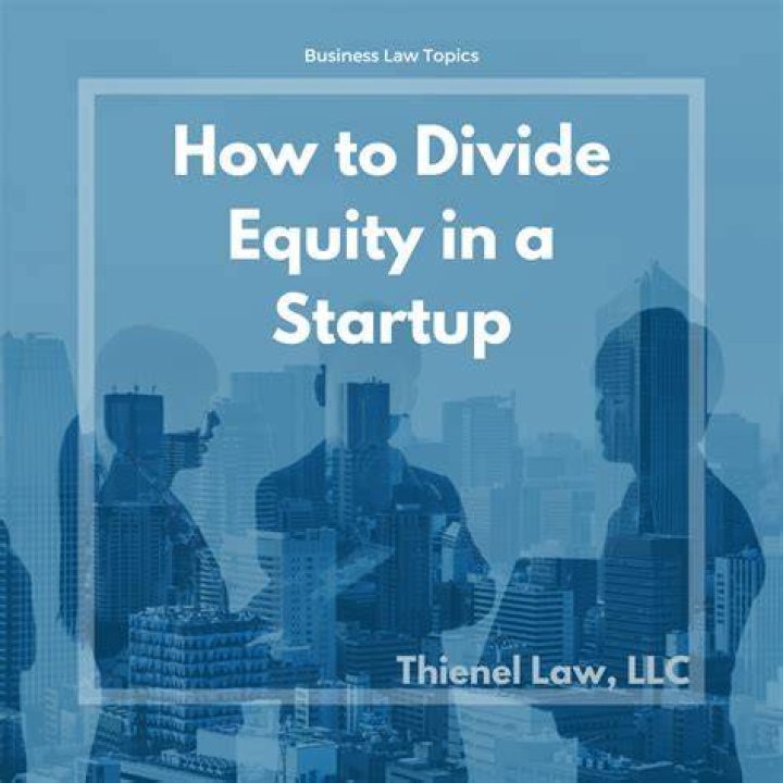 How is equity divided in a startup?