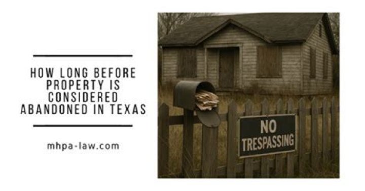 How long before something is considered abandoned?