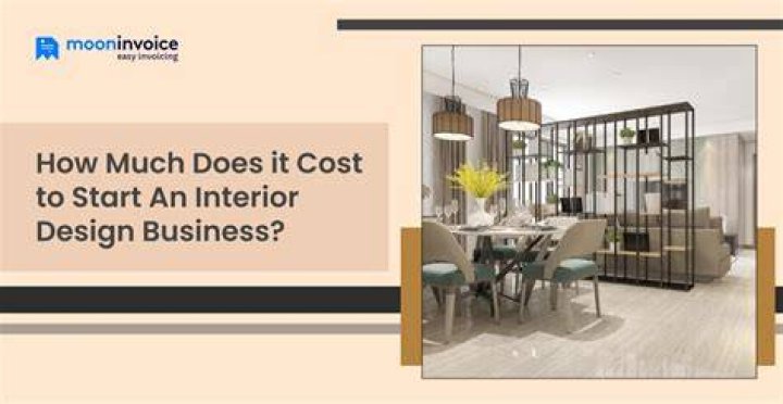 How much does it cost to start an interior design business?