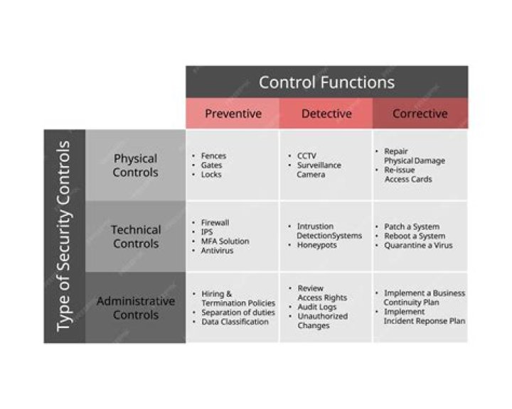 What are the 4 types of controls?