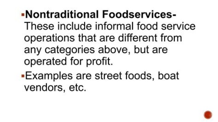 What are the different Foodservices?