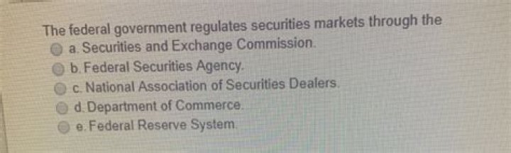 What government agency regulates US securities markets?