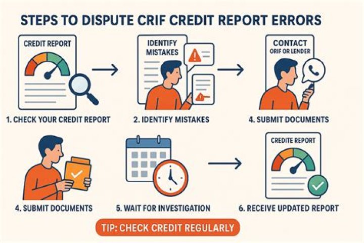 What happens when you dispute an error on credit report?